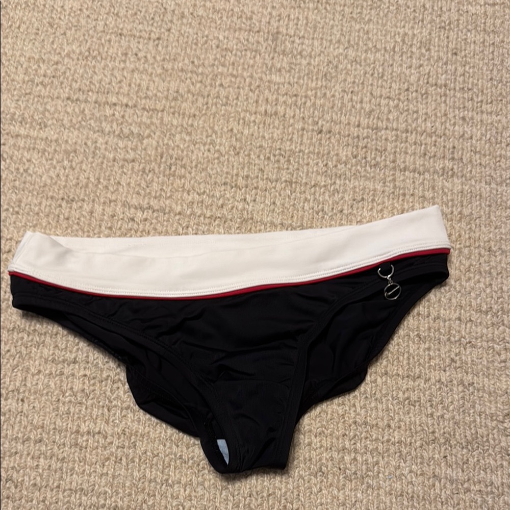 Nike Black and Cream Bikini Swimwear